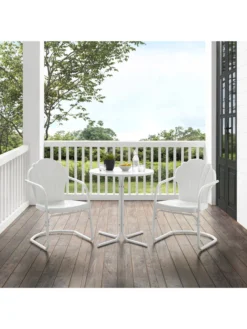 Crosley Tulip 3-piece Outdoor Bistro Set -Garden Series Store 8611591 wt 38v