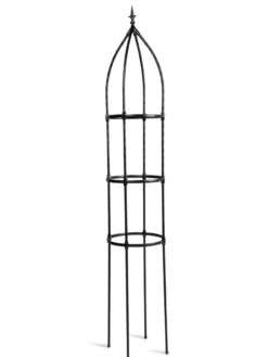 Fleur De Lis Obelisk, 86.8" 7 Fleur De Lis Obelisk, 86.8" -Garden Series Store 8611664 3760 tif
