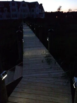 MAXSA® Solar-Powered Metal Deck Light, Set Of 4 10 MAXSA® Solar-Powered Metal Deck Light, Set Of 4 -Garden Series Store 8611691 ss 02v