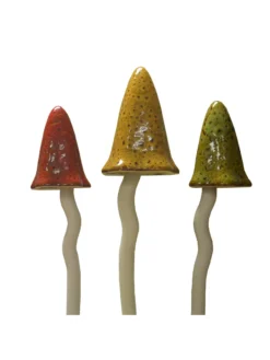 Potting Shed Tinkling Toadstool Sculptures, Set Of 3 -Garden Series Store 8611730 au 02v potting shed tinkling toadstool sculptures set of 3 autumn