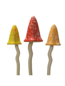 Potting Shed Tinkling Toadstool Sculptures, Set Of 3 -Garden Series Store 8611730 sum 04v potting shed tinkling toadstool sculptures set of 3 summer