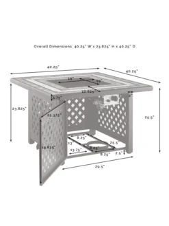 Crosley Tucson Fire Table 15 Crosley Tucson Fire Table -Garden Series Store 8611947 11v