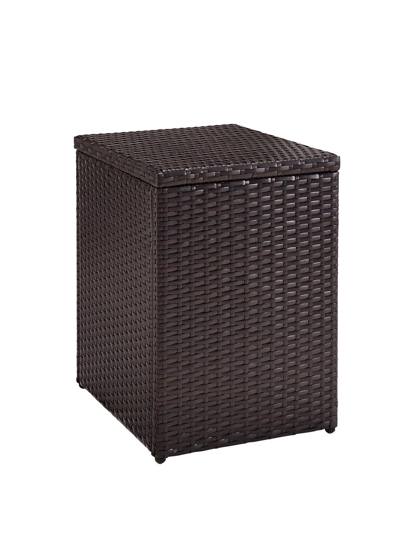 Crosley Palm Harbor Outdoor Wicker Rectangular Side Table 2 Crosley Palm Harbor Outdoor Wicker Rectangular Side Table - Image 2
