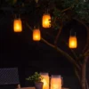 Solar Glass Jar Lantern, Set Of 2