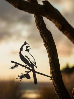 Metalbird Cardinal -Garden Series Store 8612021 03v