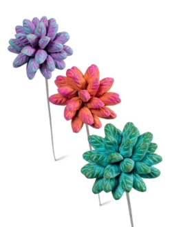 Dahlia Flower Garden Stakes Set -Garden Series Store 8612055 5955 tif
