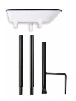 White Enamel Bathtub Birdbath 10 White Enamel Bathtub Birdbath -Garden Series Store 8612266 05V jpeg