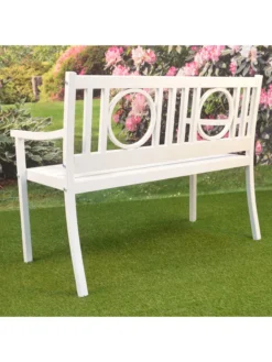 Gramercy Outdoor Metal Bench 13 Gramercy Outdoor Metal Bench -Garden Series Store 8612281 04v