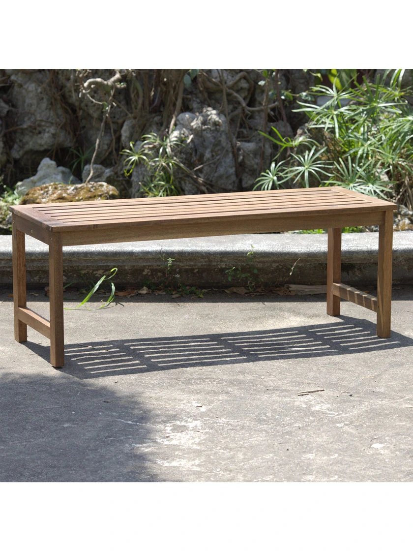 Fontana 4' Outdoor Dining Bench 2 Fontana 4' Outdoor Dining Bench - Image 2