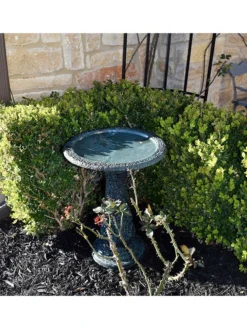 Exaco Enduro Clay Birdbath -Garden Series Store 8612394gy 02v