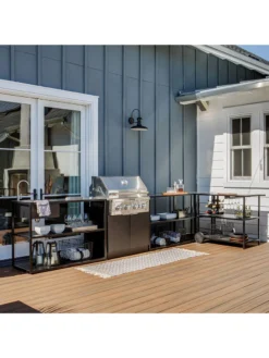 Veradek Stainless Steel Outdoor Kitchen Series Bar Cart -Garden Series Store 8612471 12v 1