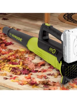 Sun Joe® 24V ION+ 2.0-Ah Cordless Compact Turbine Jet Blower, 100-MPH 350-CFM -Garden Series Store 8612516 11v