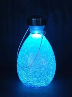 Achla Designs Solar Crackle Glass Vase Lantern -Garden Series Store 8612529TL 01v tif