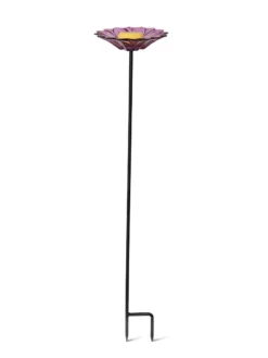 Glass Flower Butterfly Feeder Stake -Garden Series Store 8612573 326