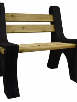 Custom Length Lightweight Indoor Or Outdoor Bench Ends 12 Custom Length Lightweight Indoor Or Outdoor Bench Ends -Garden Series Store 8612857BK 10V tif