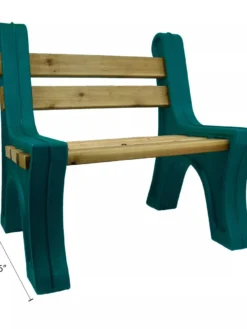 Custom Length Lightweight Indoor Or Outdoor Bench Ends 13 Custom Length Lightweight Indoor Or Outdoor Bench Ends -Garden Series Store 8612857GR 03V tif