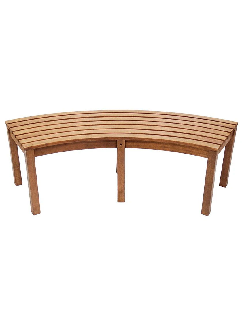 Achla Designs Curved Backless Bench 1 Achla Designs Curved Backless Bench