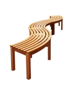 Achla Designs Curved Backless Bench 7 Achla Designs Curved Backless Bench -Garden Series Store 8612910 05v