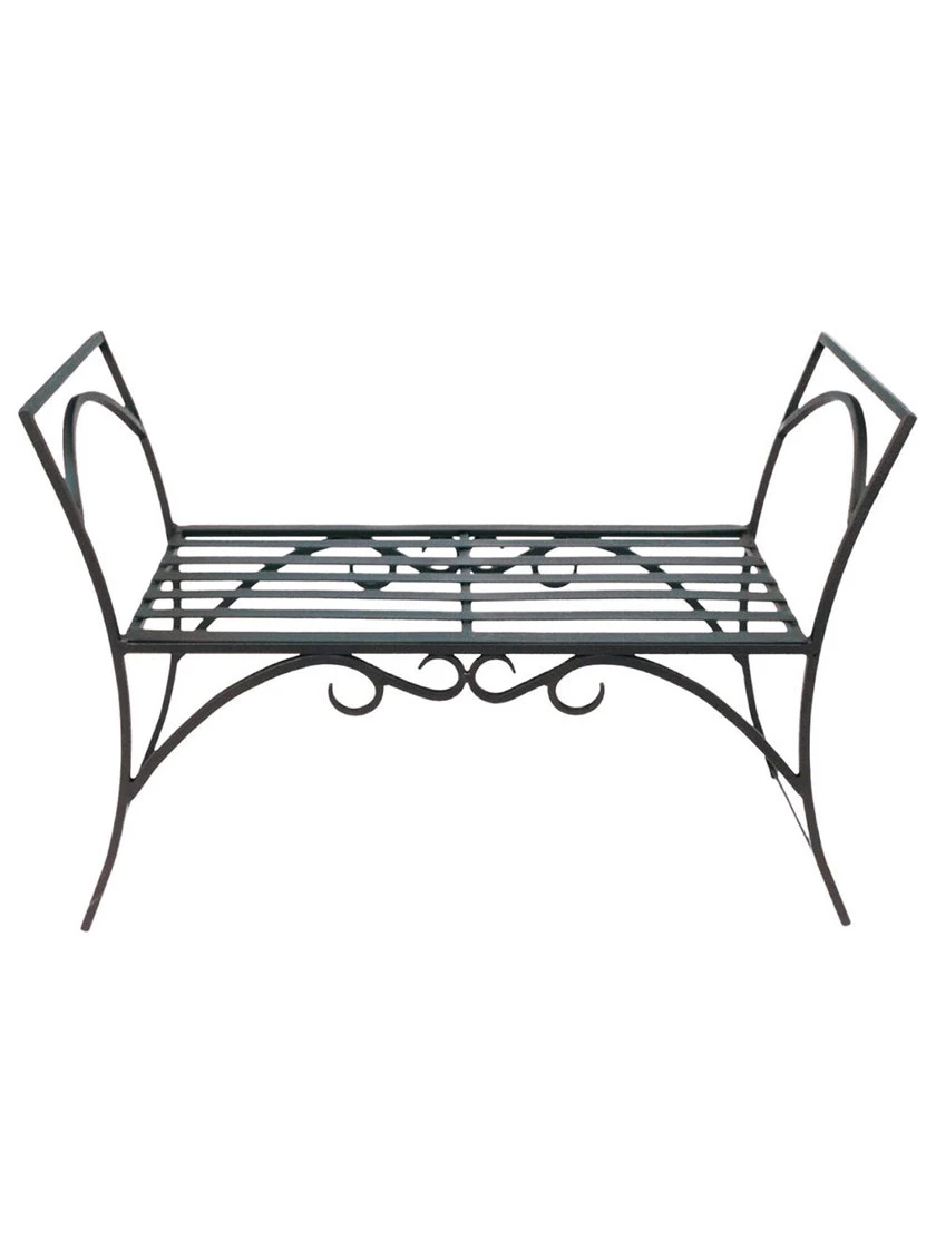 Achla Designs Wrought Iron Arbor Bench 1 Achla Designs Wrought Iron Arbor Bench