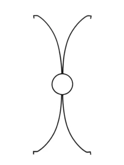 Achla Aurora Trellis Center Link