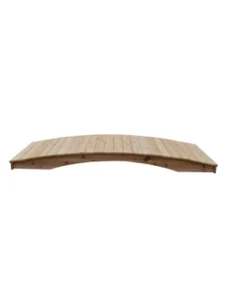 Plank Garden Bridge Unfinished 4' X 10' -Garden Series Store 8613127 02v 1