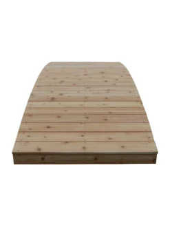 Plank Garden Bridge Unfinished 4' X 12' -Garden Series Store 8613127 04v 2