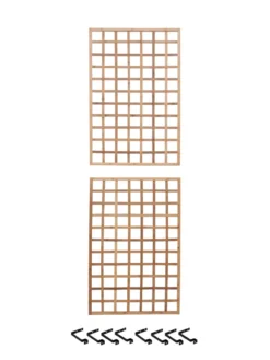 Bamboo Wall Trellis, 45" X 30", Set Of Two -Garden Series Store 8613149 0041
