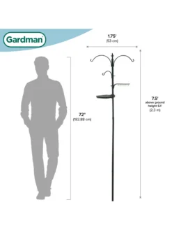 Gardman® Antique Finish Bird Feeding Station -Garden Series Store 8613186 07v