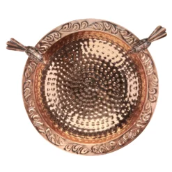 Pure Copper Bird Bath With Two Copper Birds And Tree Multipronged Garden Pole -Garden Series Store 8613379 06v scaled