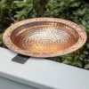 Pure Copper Bird Bath Deck Mount