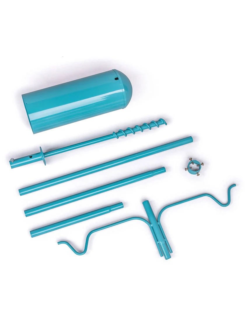 Color Pop 2 Arm Bird Feeder Pole Set With Squirrel Baffle 5 Color Pop 2 Arm Bird Feeder Pole Set With Squirrel Baffle - Image 5