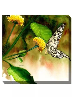 Butterfly Kiss Outdoor Wall Art -Garden Series Store 8613998 01V 3 4