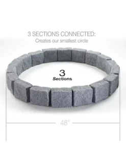 Beuta™ 6-Block Edging Section, 4 Pack 7 Beuta™ 6-Block Edging Section, 4 Pack -Garden Series Store 8614155 04V 3 4