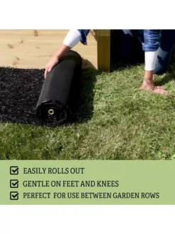 Recycled Rubber Walkway, 2' X 8' -Garden Series Store Rubber walkway 2