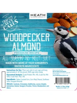 Woodpecker Almond Suet, 11.75 OZ, 12 Pack 6 Woodpecker Almond Suet, 11.75 OZ, 12 Pack -Garden Series Store webimage 8613691 03V