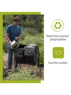 Dual Batch Composter Success Kit -Garden Series Store webimage Dual Compost Bin 7
